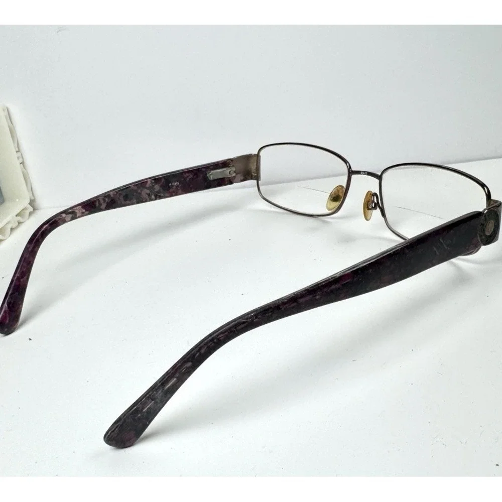 Adrienne Vittadini AV1104 Lilac Eyeglasses‎ 53-17-135 Purple Marble Frames Only